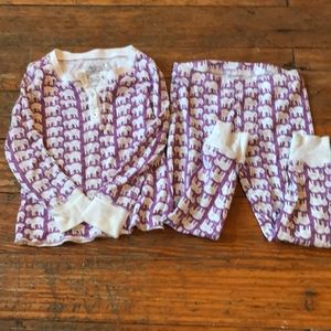 Roberta Roller Rabbit purple elephant pajamas 2T